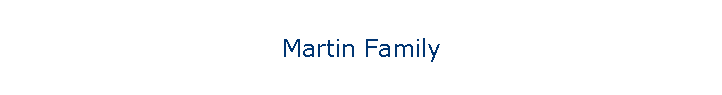 Martin Family