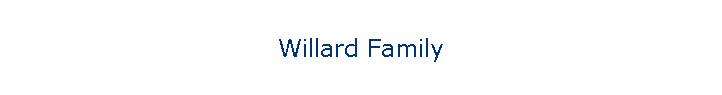 Willard Family