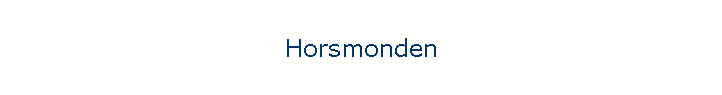 Horsmonden